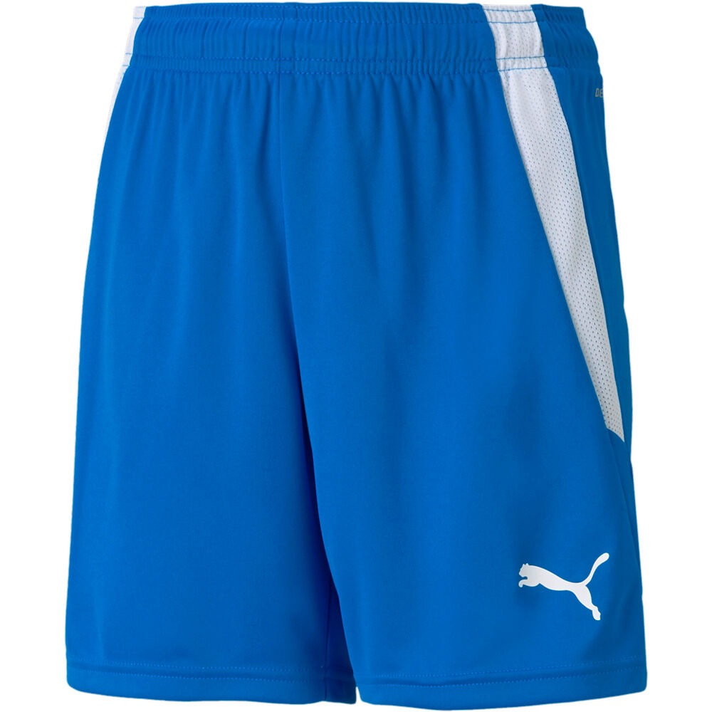 Puma pantalones cortos futbol niño teamLIGA Shorts Jr vista frontal