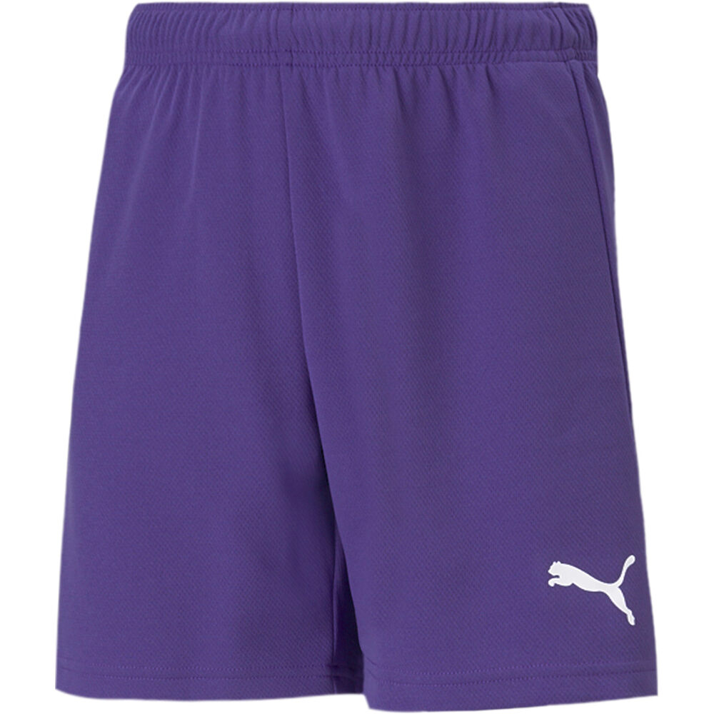 Puma pantalones cortos futbol niño teamRISE Short Jr vista frontal