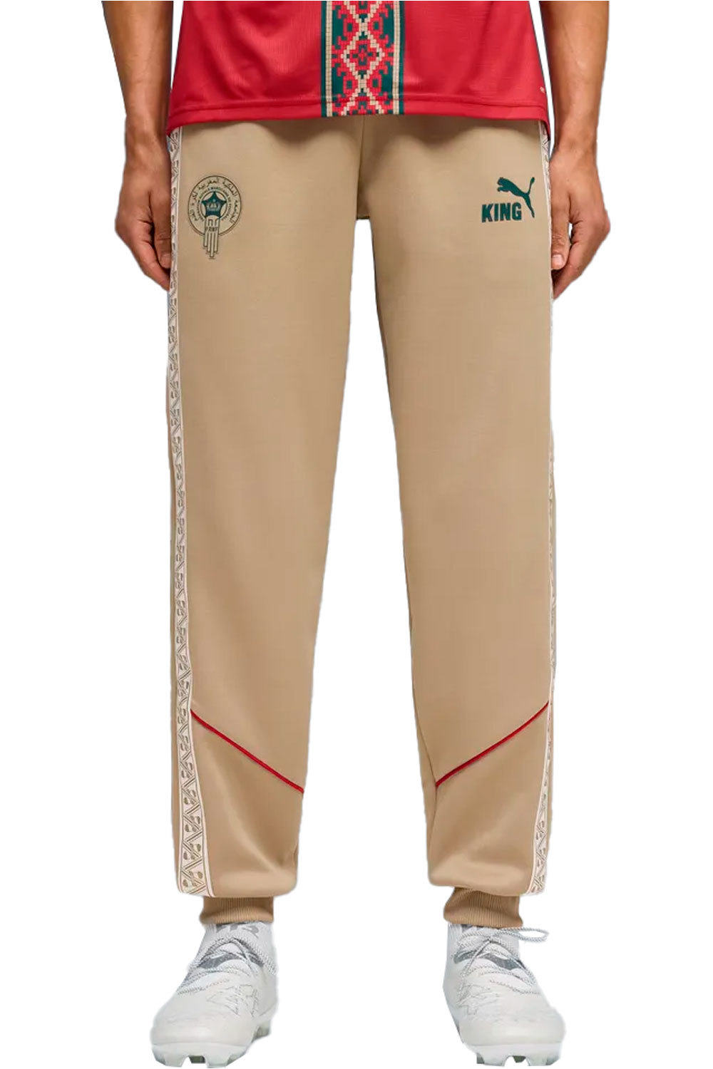 Puma pantalones futbol FRMF KING Anthem Pan vista frontal