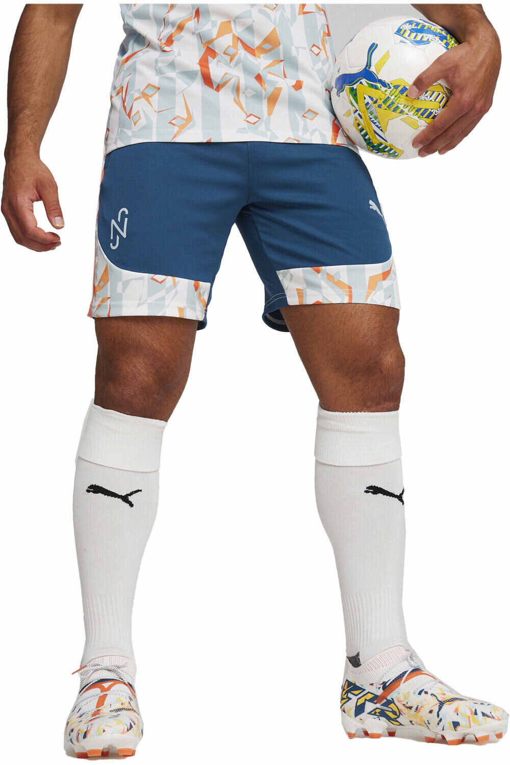 Puma pantalones futbol Neymar JR Creativity Training Shorts vista frontal