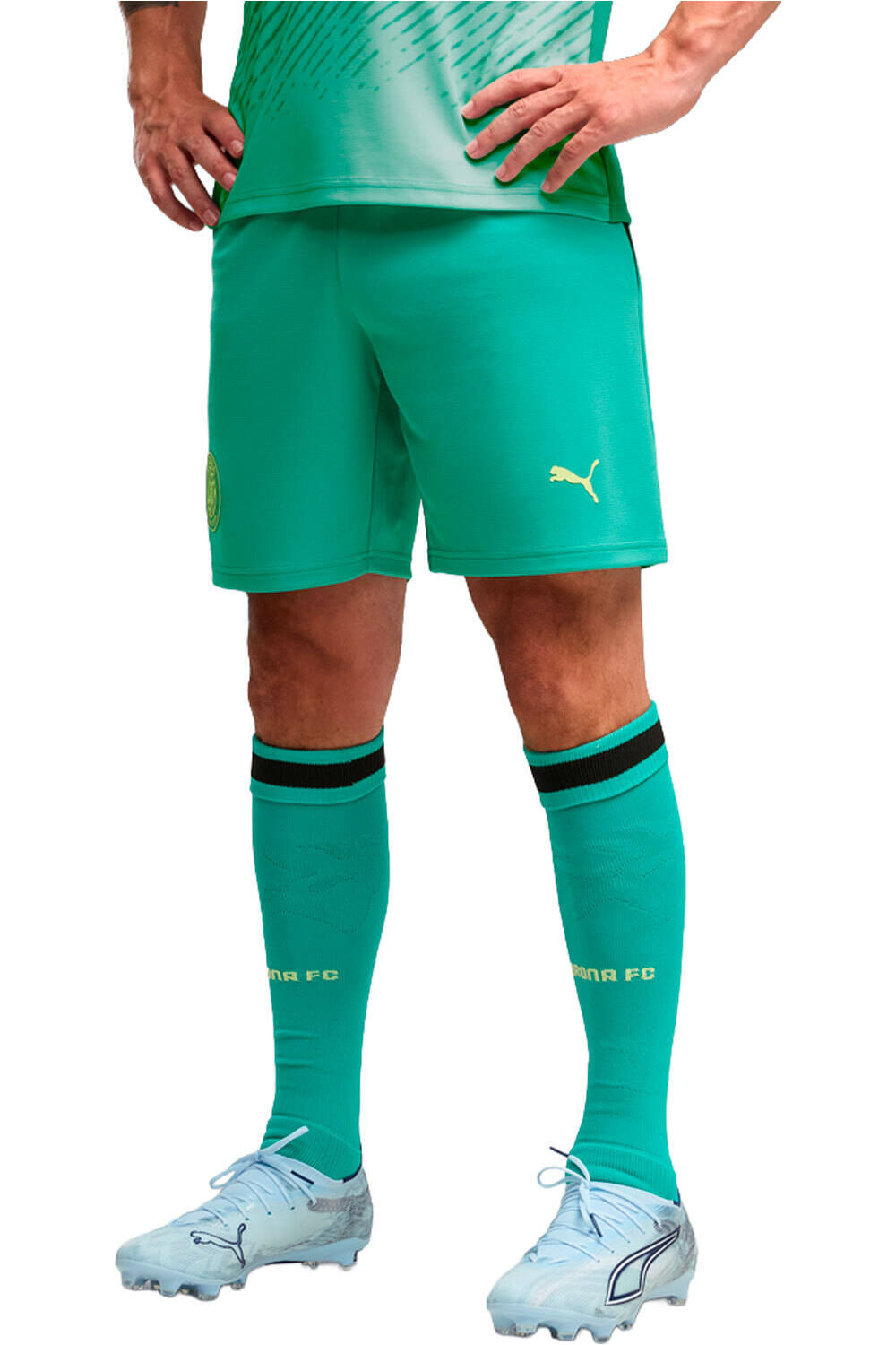 Puma pantalones fútbol oficiales GFC Shorts Replica vista frontal
