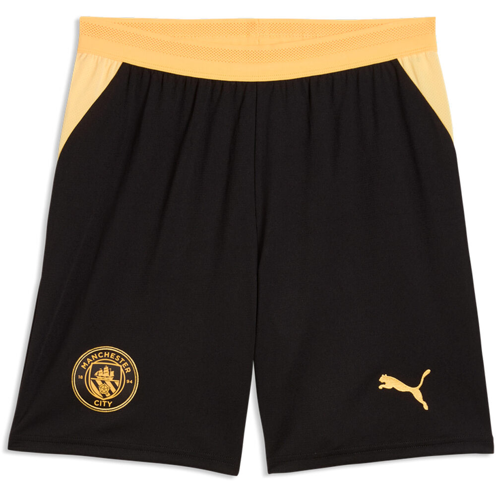 Puma pantalones fútbol oficiales MCFC Shorts Replica vista detalle