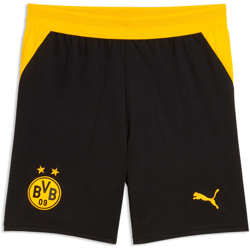Puma pantalones fútbol oficiales niño BVB Shorts Replica J vista detalle