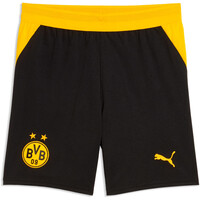 Puma pantalones fútbol oficiales niño BVB Shorts Replica J vista detalle