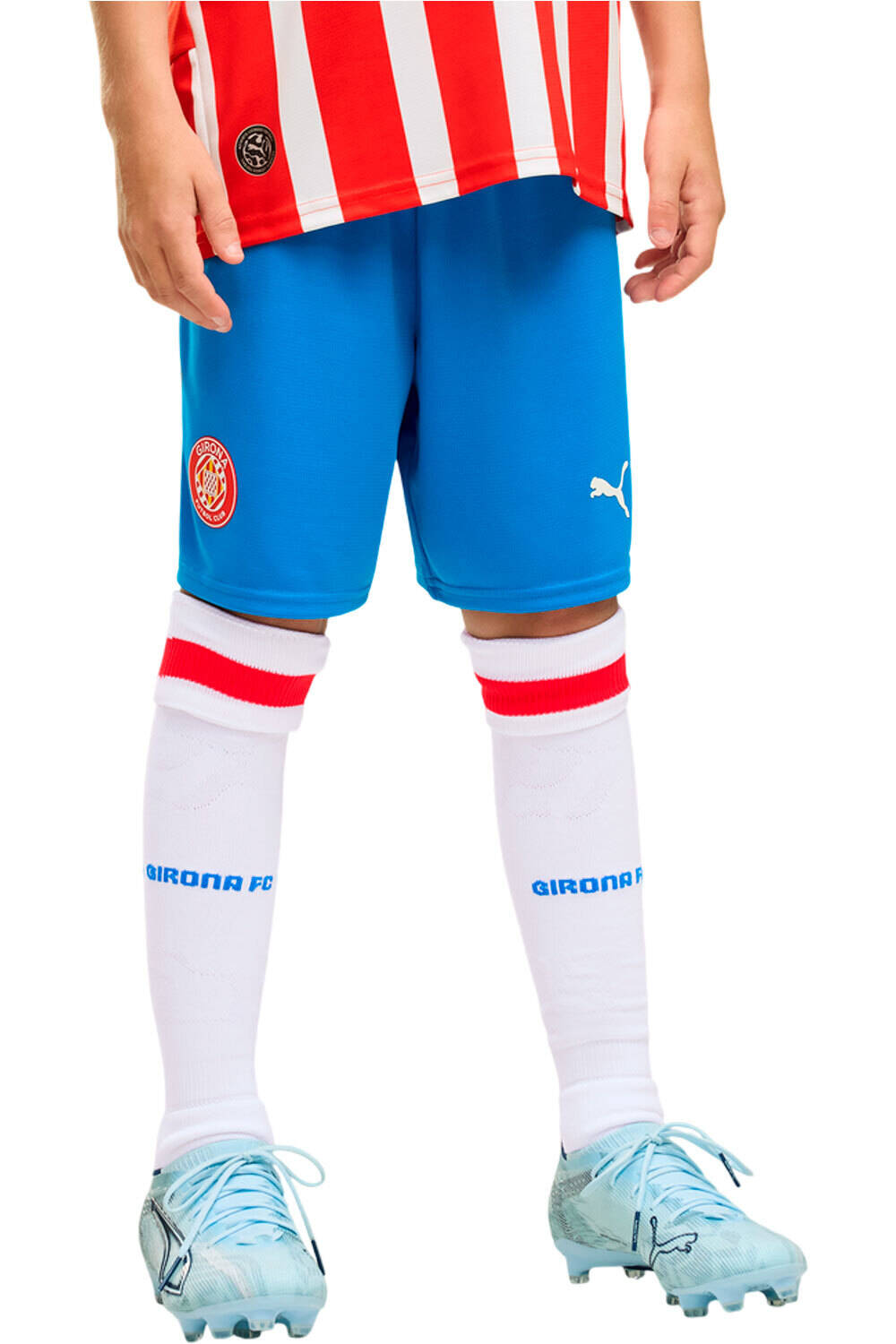 Puma pantalones fútbol oficiales niño GFC Shorts Replica J vista frontal