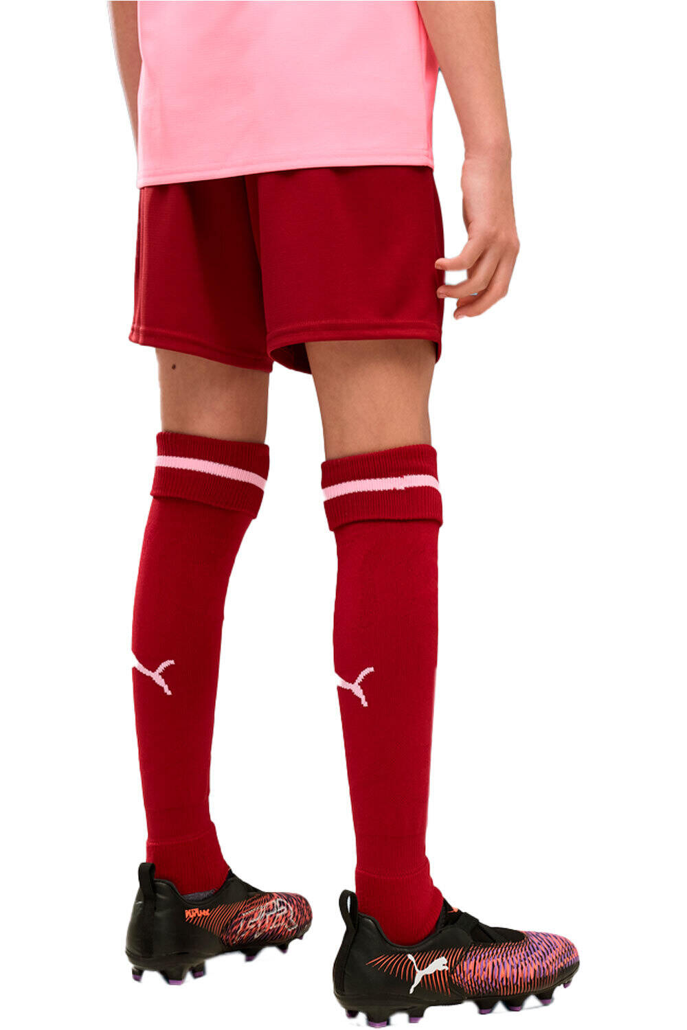 Puma pantalones fútbol oficiales niño VCF Shorts Replica J vista trasera