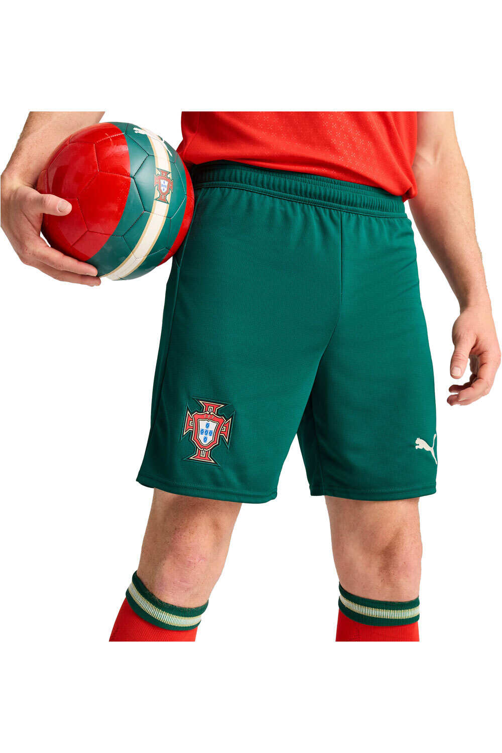 Puma pantalones fútbol oficiales PORTUGAL 25 Shorts Replica vista detalle