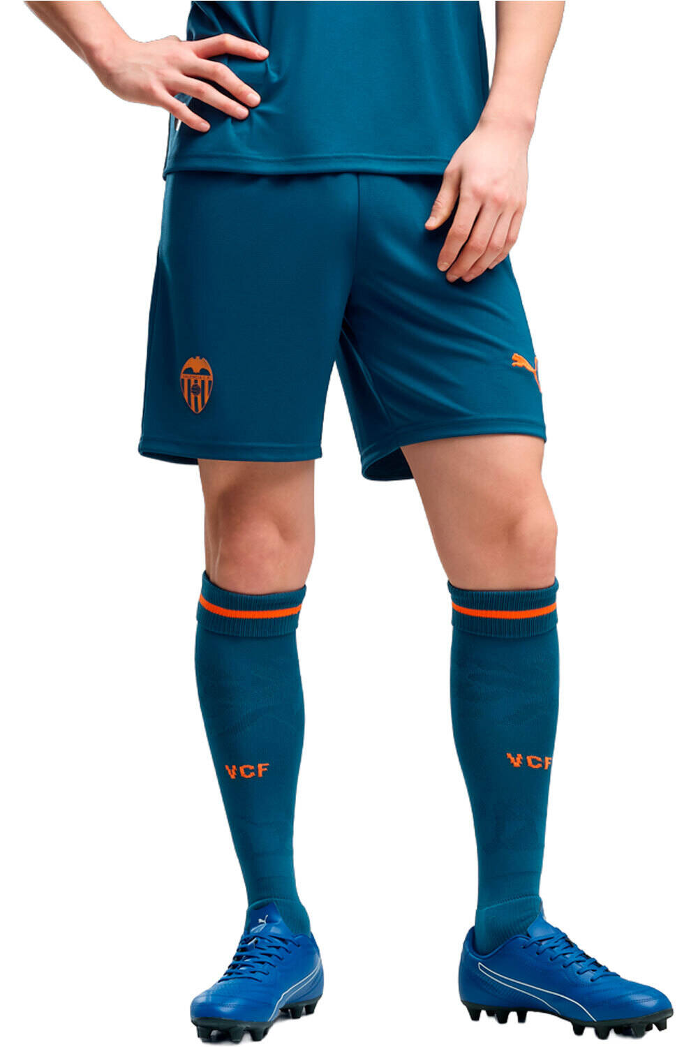 Puma pantalones fútbol oficiales VCF Shorts Replica vista frontal