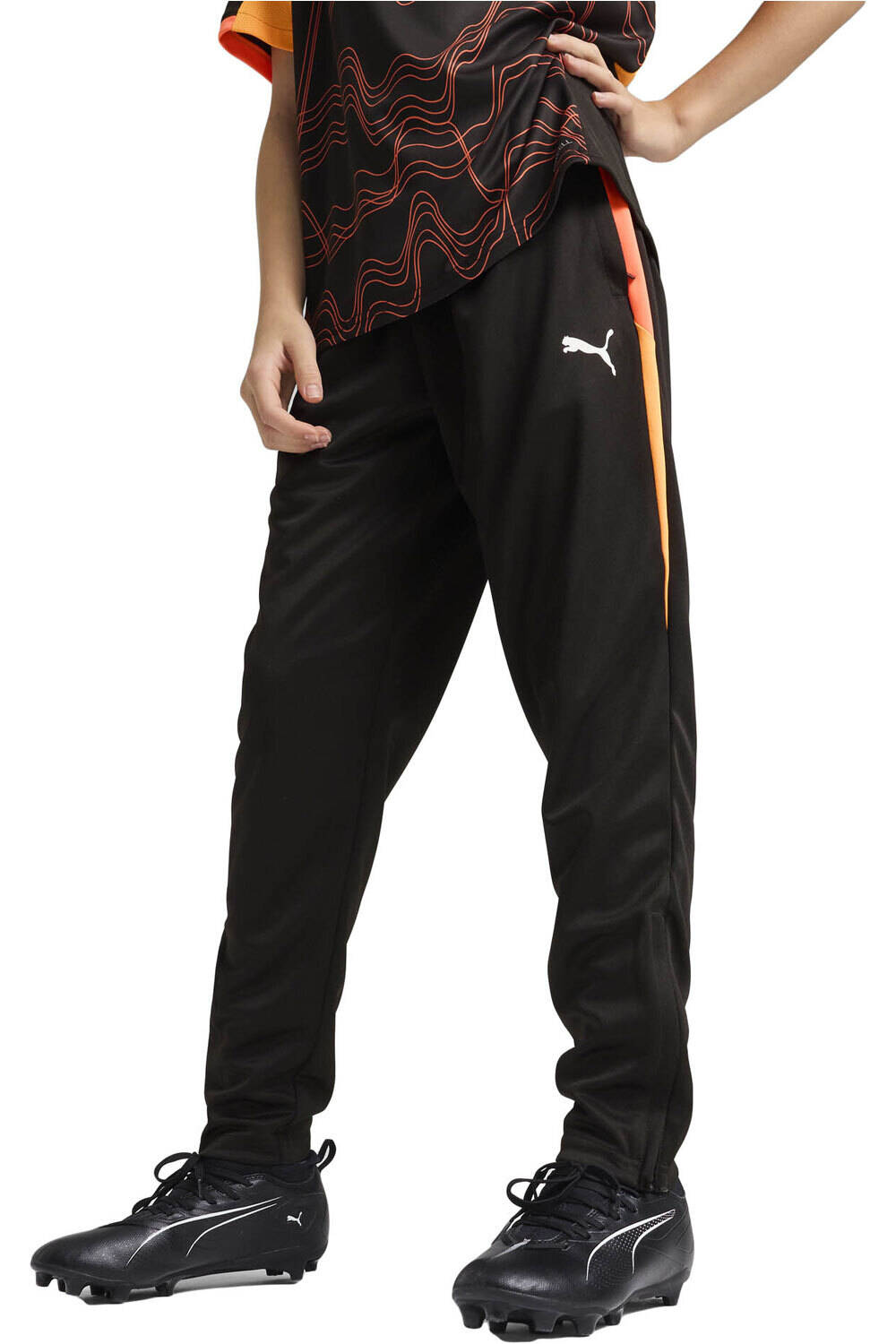 Puma pantalones largos futbol niño IndividualLIGA Training Pants Jr vista frontal