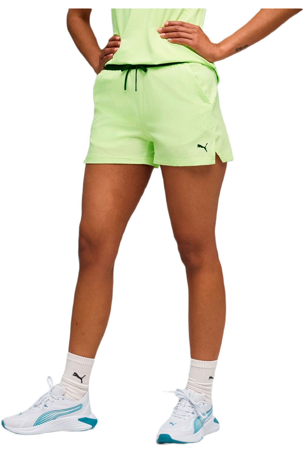 Puma pantalones y mallas cortas fitness mujer W PWRMODE DRYELITE W vista frontal