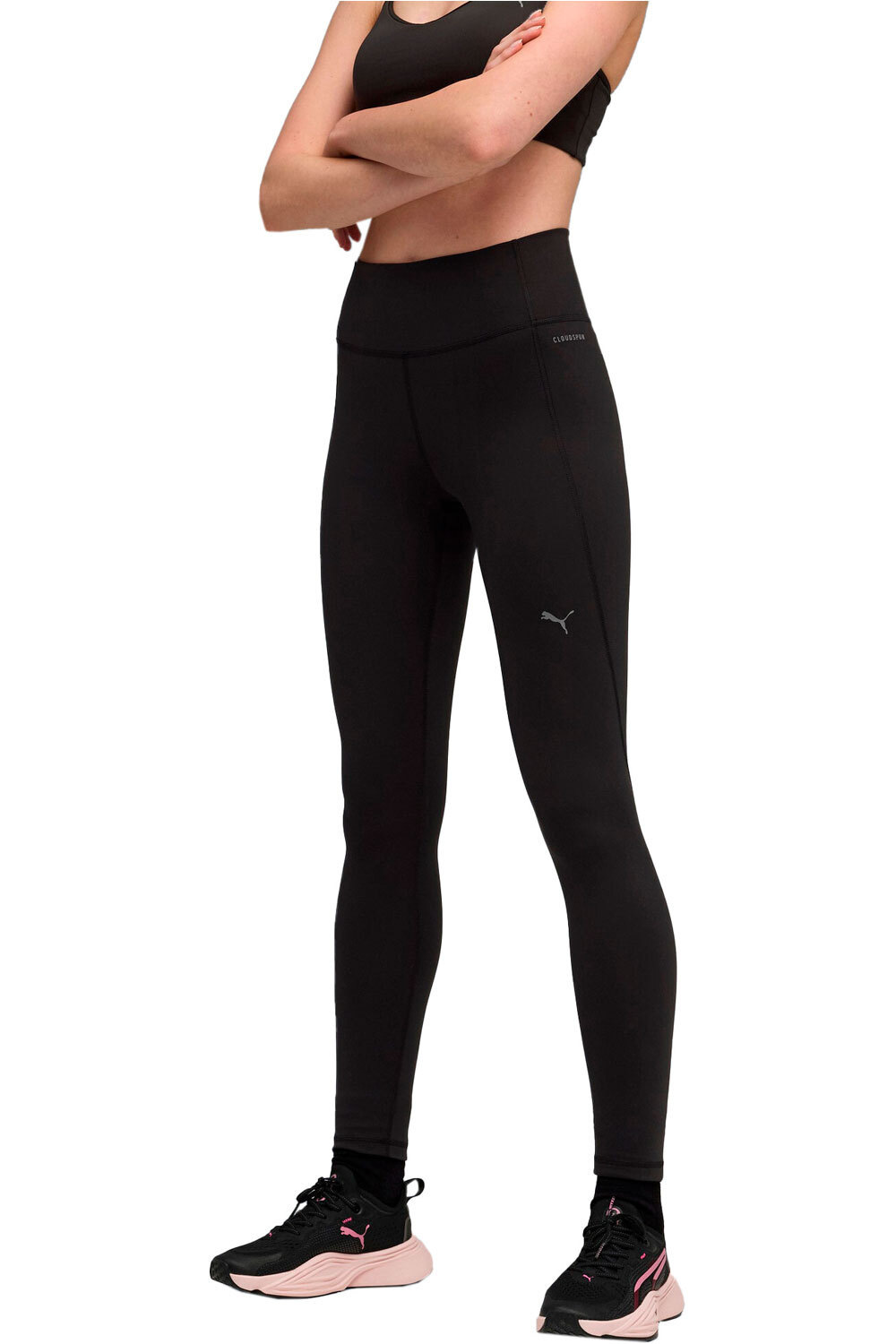 Puma pantalones y mallas largas fitness mujer W CLOUDSPUN TIGHT - vista frontal