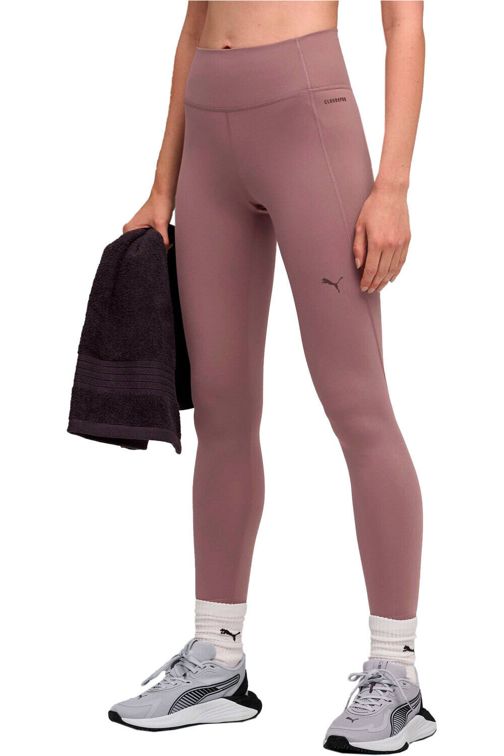 Puma pantalones y mallas largas fitness mujer W CLOUDSPUN TIGHT vista frontal