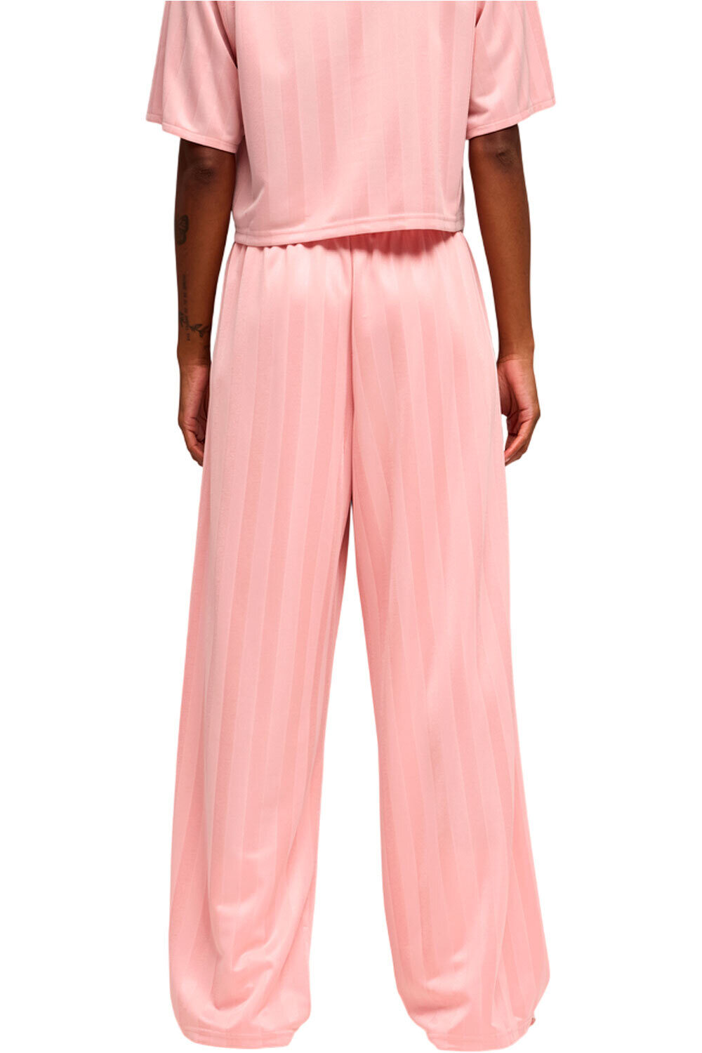 Puma pantalones y mallas largas fitness mujer W Puma League Wide L vista trasera