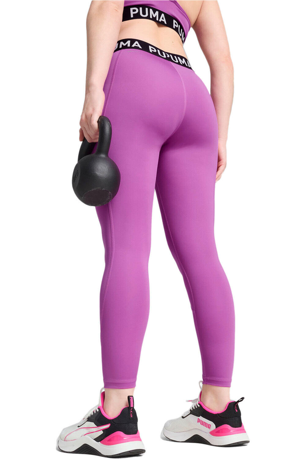 Puma pantalones y mallas largas fitness mujer W PUMA STRONG TIGHT - HW FL vista trasera