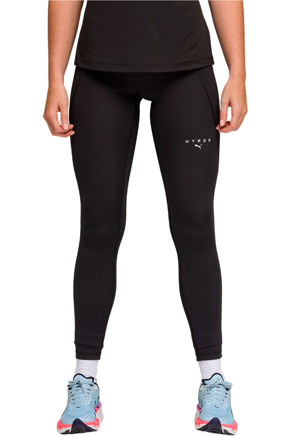 Puma pantalones y mallas largas fitness mujer W PUMA X HYROX ESS T vista frontal