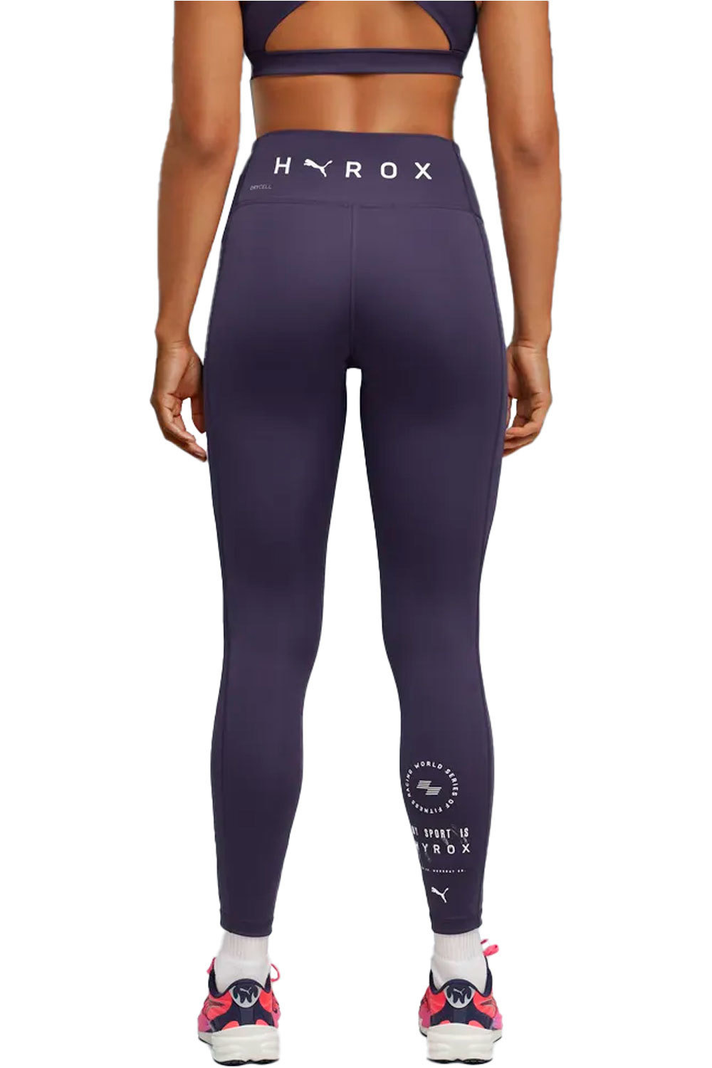Puma pantalones y mallas largas fitness mujer W PUMA X HYROX ESS T vista trasera