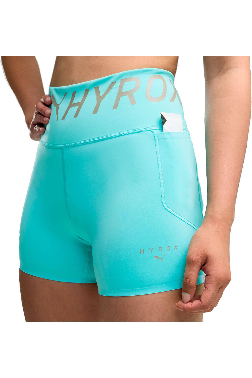 Puma pantalones y mallas largas fitness mujer W PUMA x HYROX PWRMO vista detalle