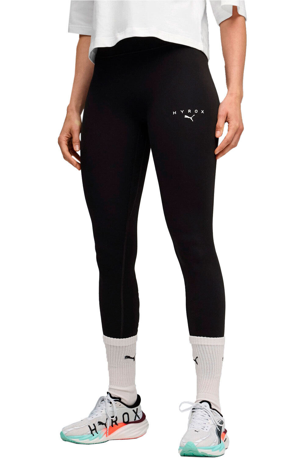 Puma pantalones y mallas largas fitness mujer W PUMA x HYROX SHAPE vista frontal
