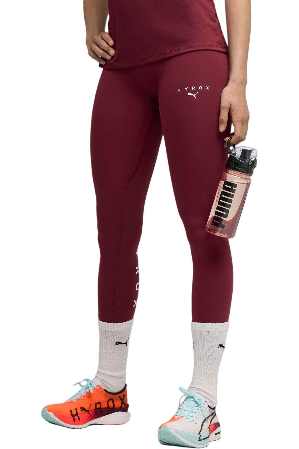 Puma pantalones y mallas largas fitness mujer W PUMA x HYROX SHAPE vista frontal