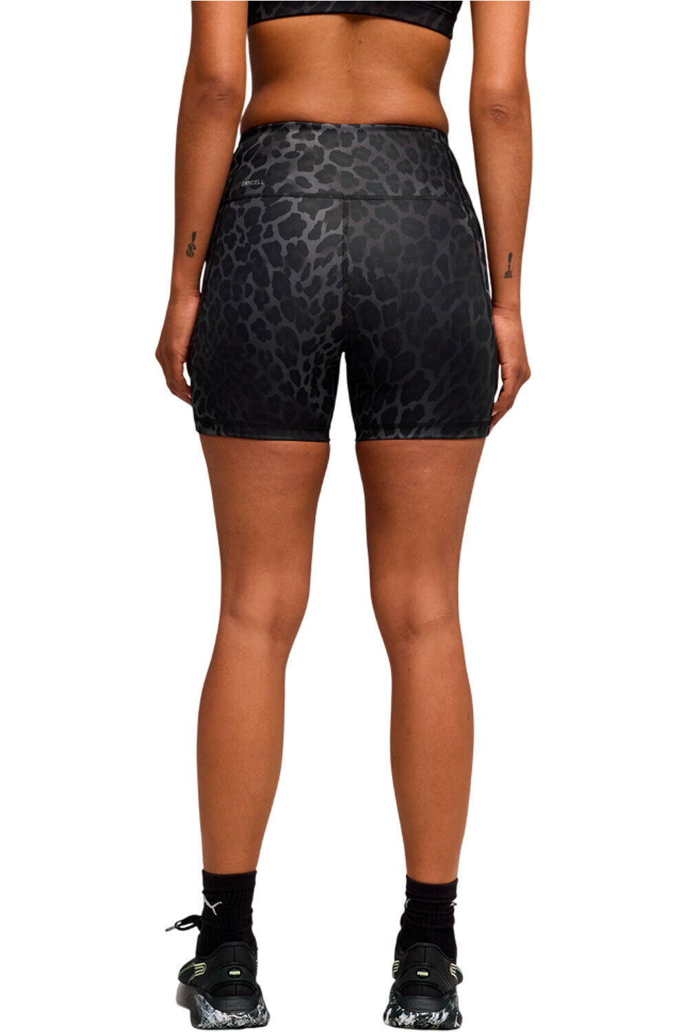 Puma pantalones y mallas largas fitness mujer W TAD Essential Spot vista trasera