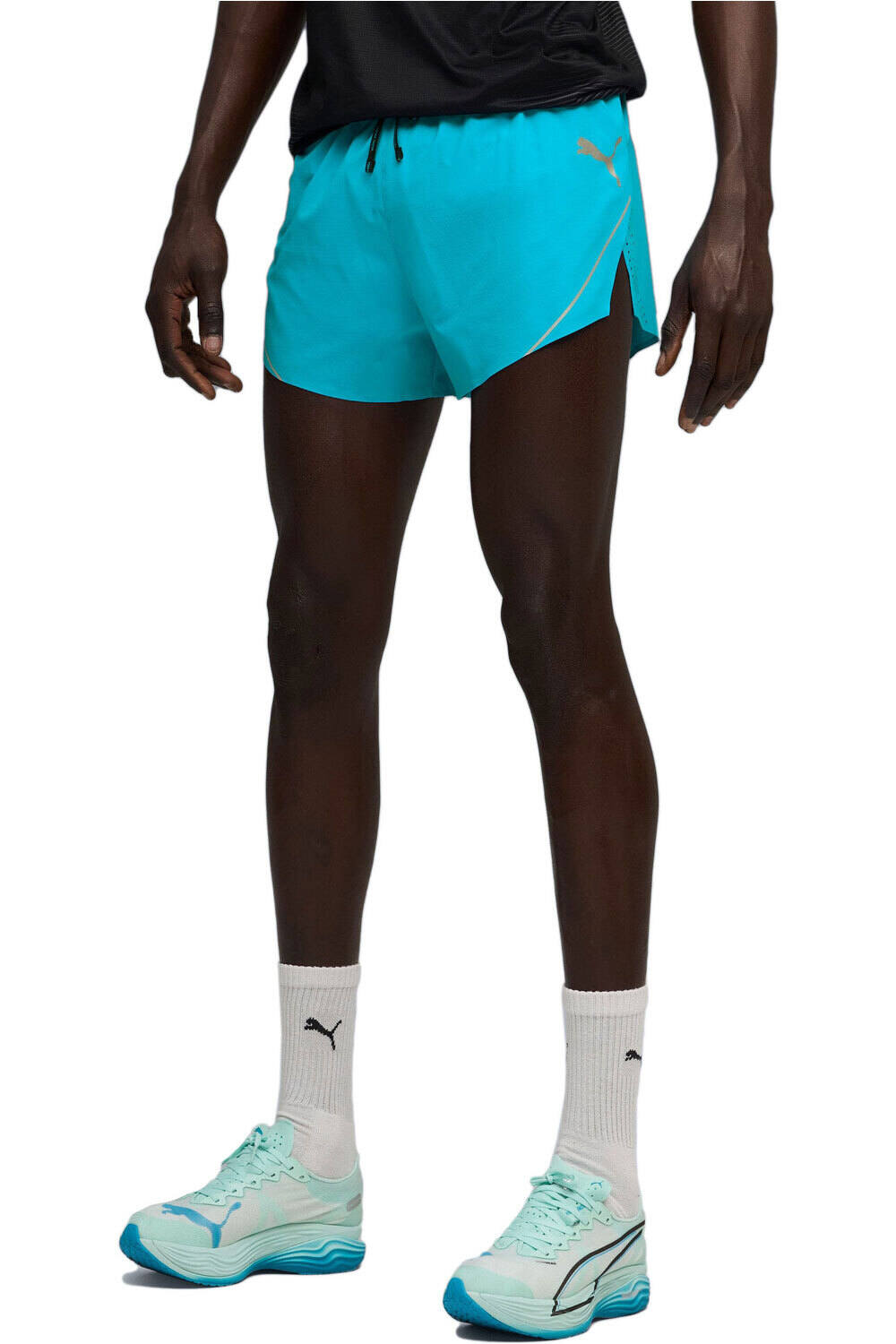 Puma pantaloneta técnica hombre M RACEDAY ULTRAWEAVE vista frontal