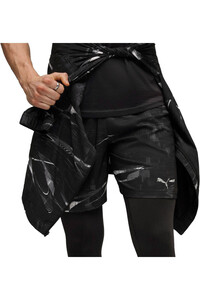 Puma pantaloneta técnica hombre M Run Velocity AOP 7 vista detalle