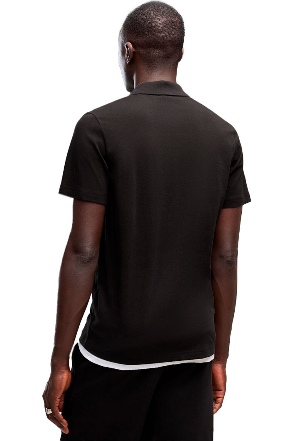 Puma polo manga corta hombre AMF1 Essential Polo vista trasera