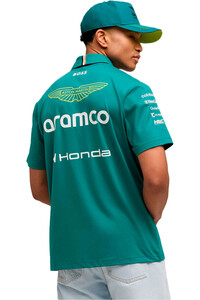 Puma polo manga corta hombre AMF1 Replica Polo vista trasera