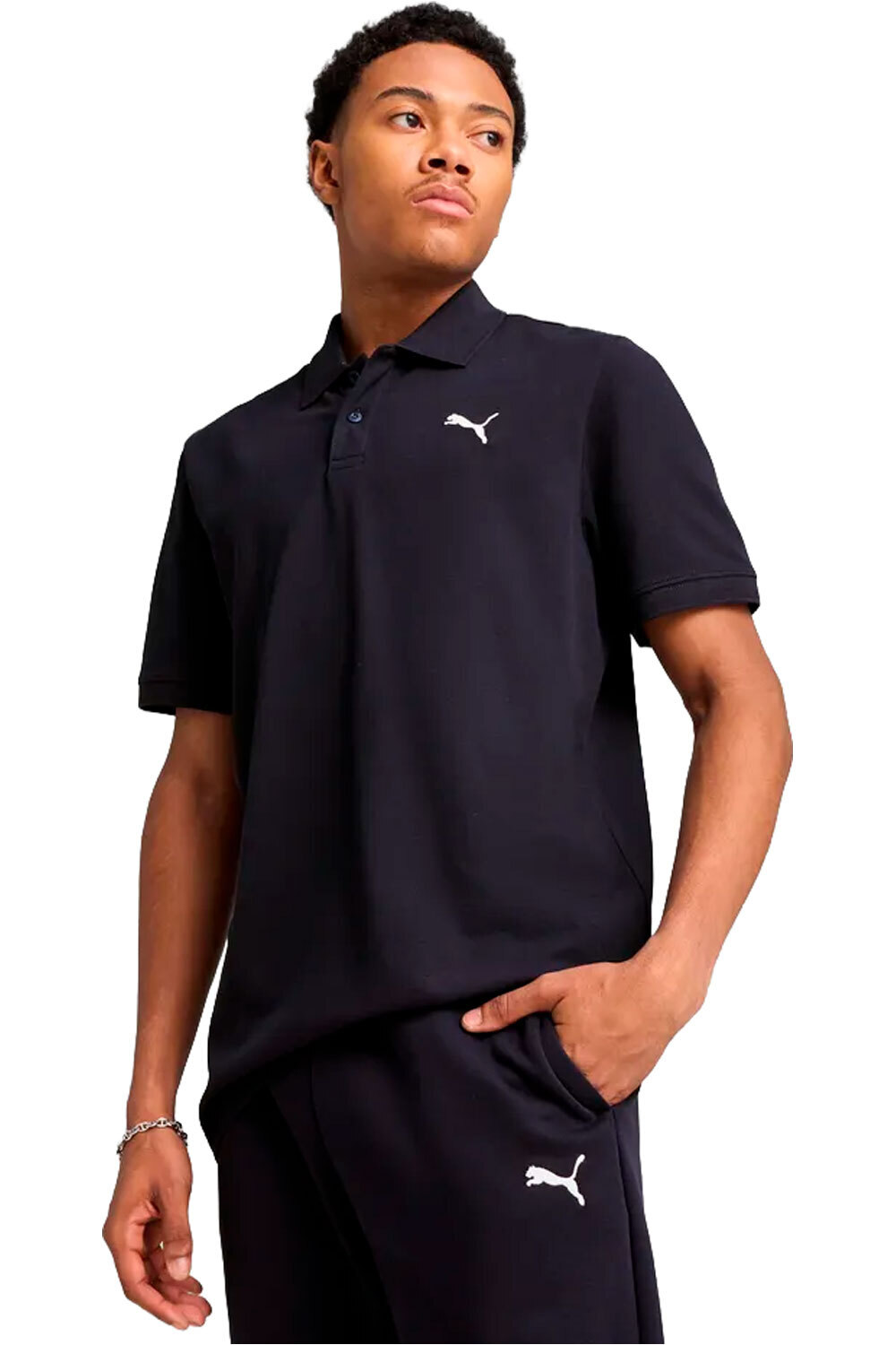 Puma polo manga corta hombre ESS Pique Polo vista frontal