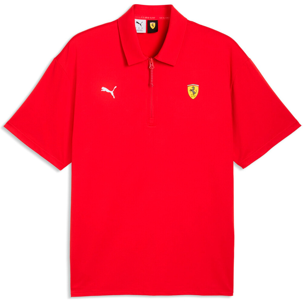 Puma polo manga corta hombre Ferrari Cloudspun Po vista frontal