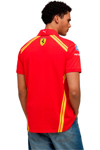 Puma polo manga corta hombre Ferrari Hypercar Rep vista trasera