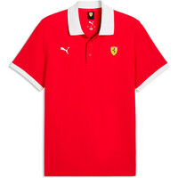 Puma polo manga corta hombre Ferrari Piquet Polo vista detalle