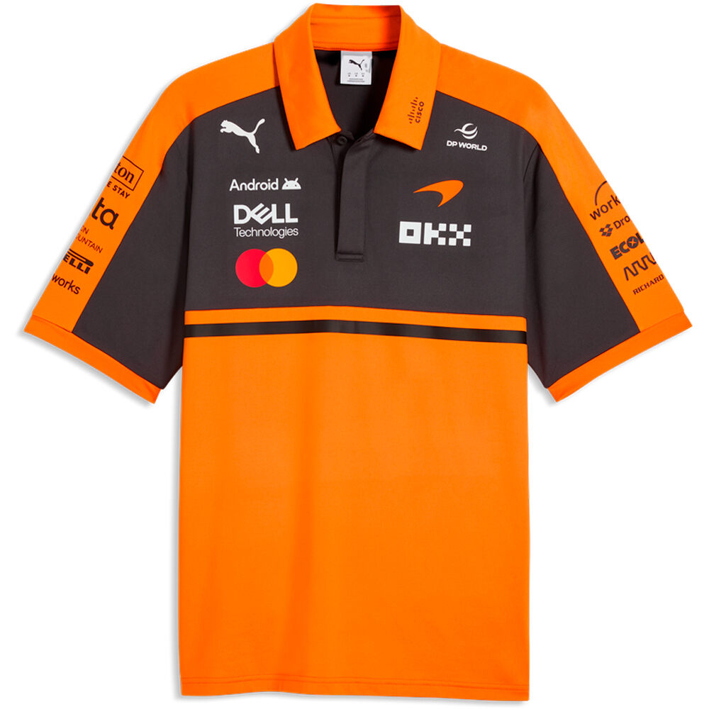 Puma polo manga corta hombre McLaren Replica Polo vista detalle