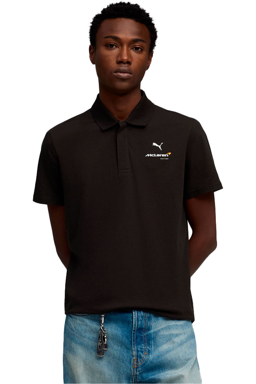 Puma polo manga corta hombre McLaren Small Logo P vista frontal