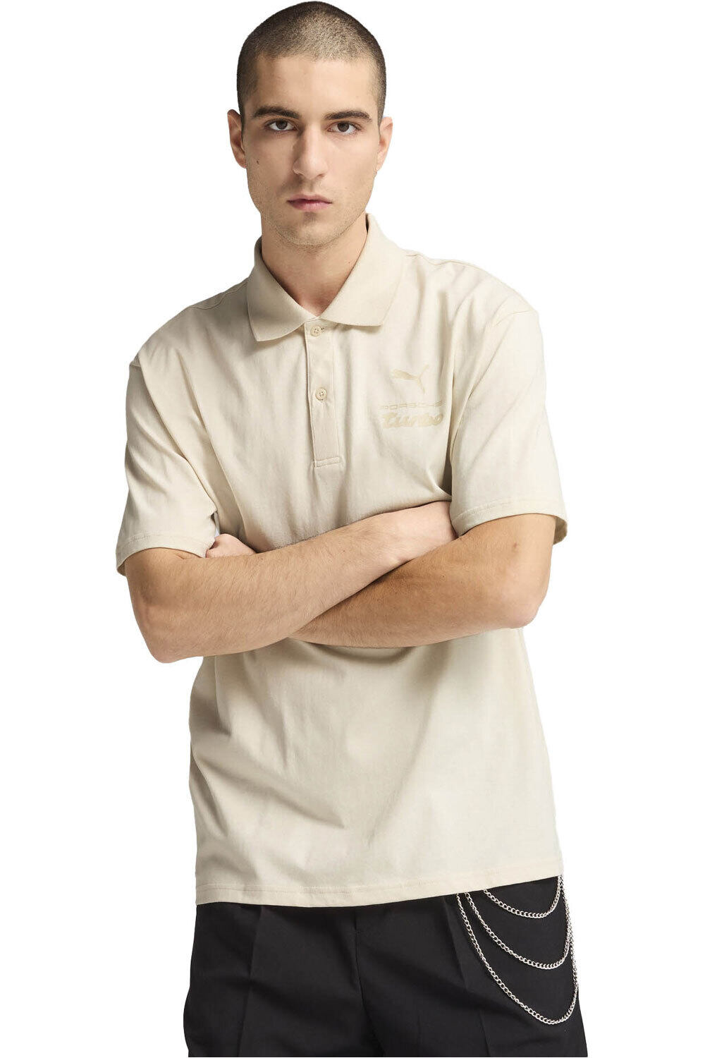 Puma polo manga corta hombre PL ESS Polo vista frontal