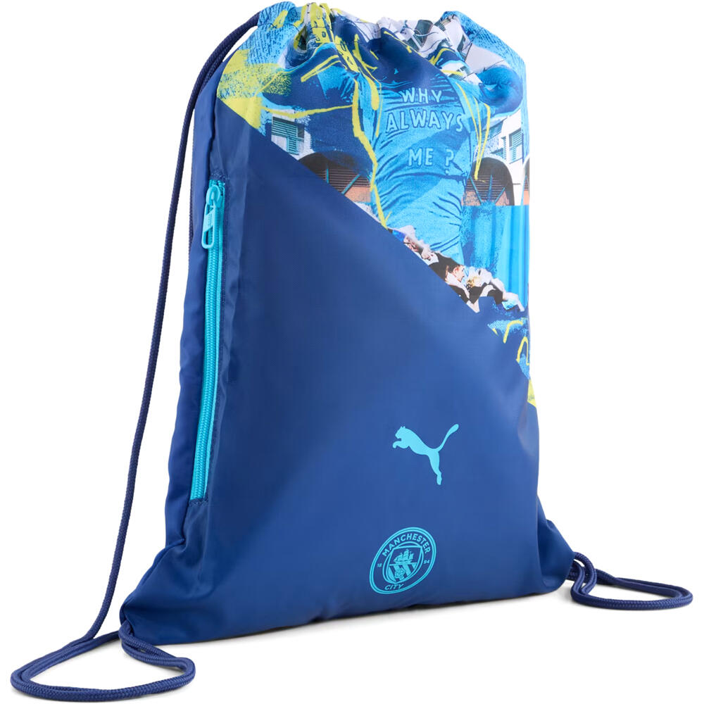 Puma saco petate M.CITY 25 ftblNRGY Gym Sack vista frontal