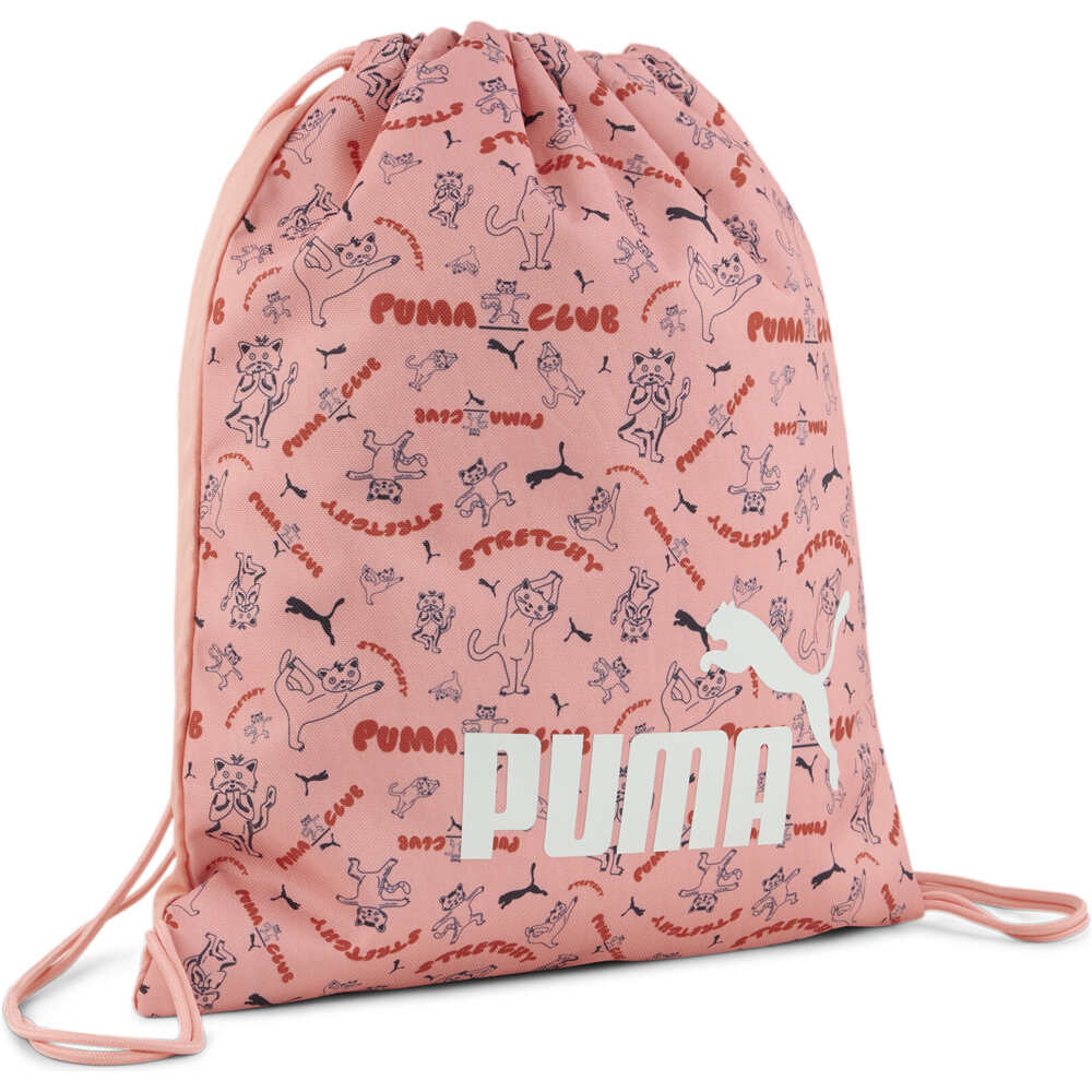 Puma saco petate PUMA PHASE AOP Small  Gym Sack vista frontal