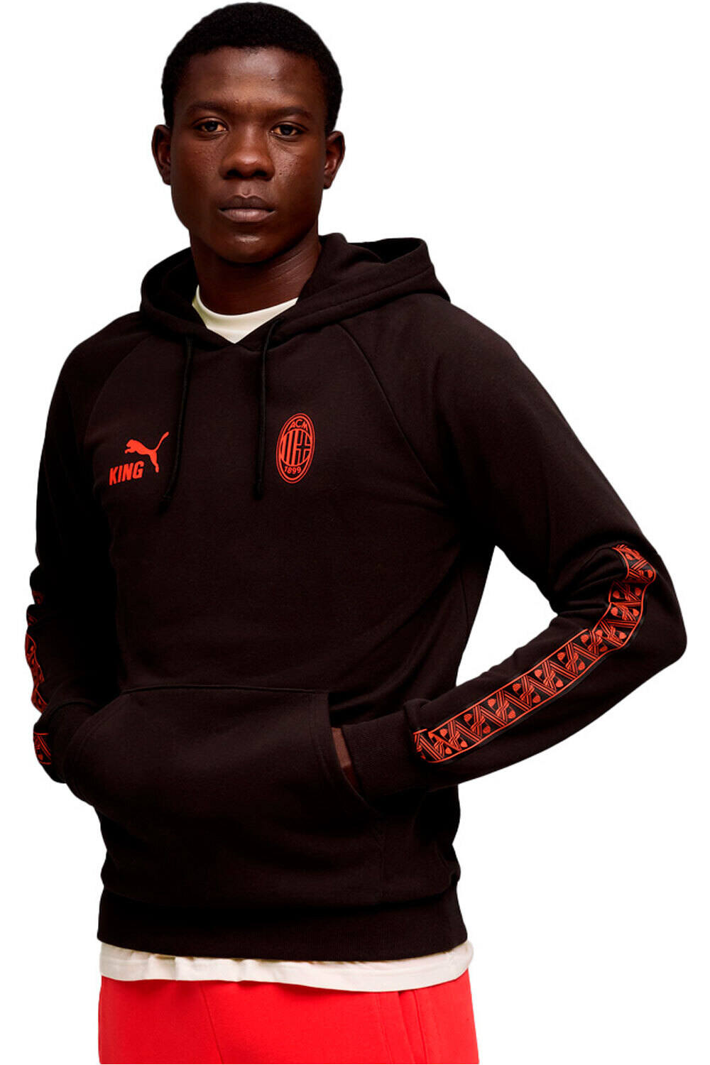 Puma sudadera entrenamiento fútbol ACM KING Hoodie vista frontal