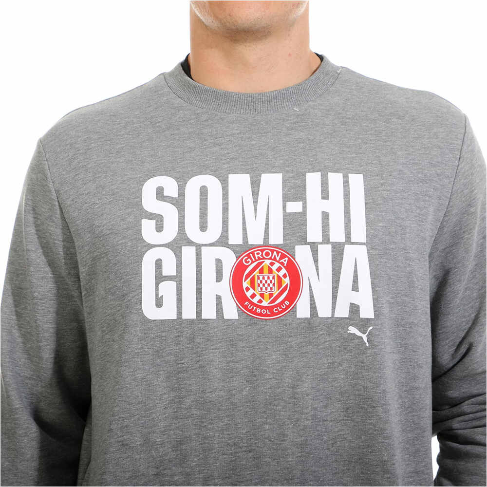 Puma sudadera entrenamiento fútbol Blank Crew Girona FC vista detalle