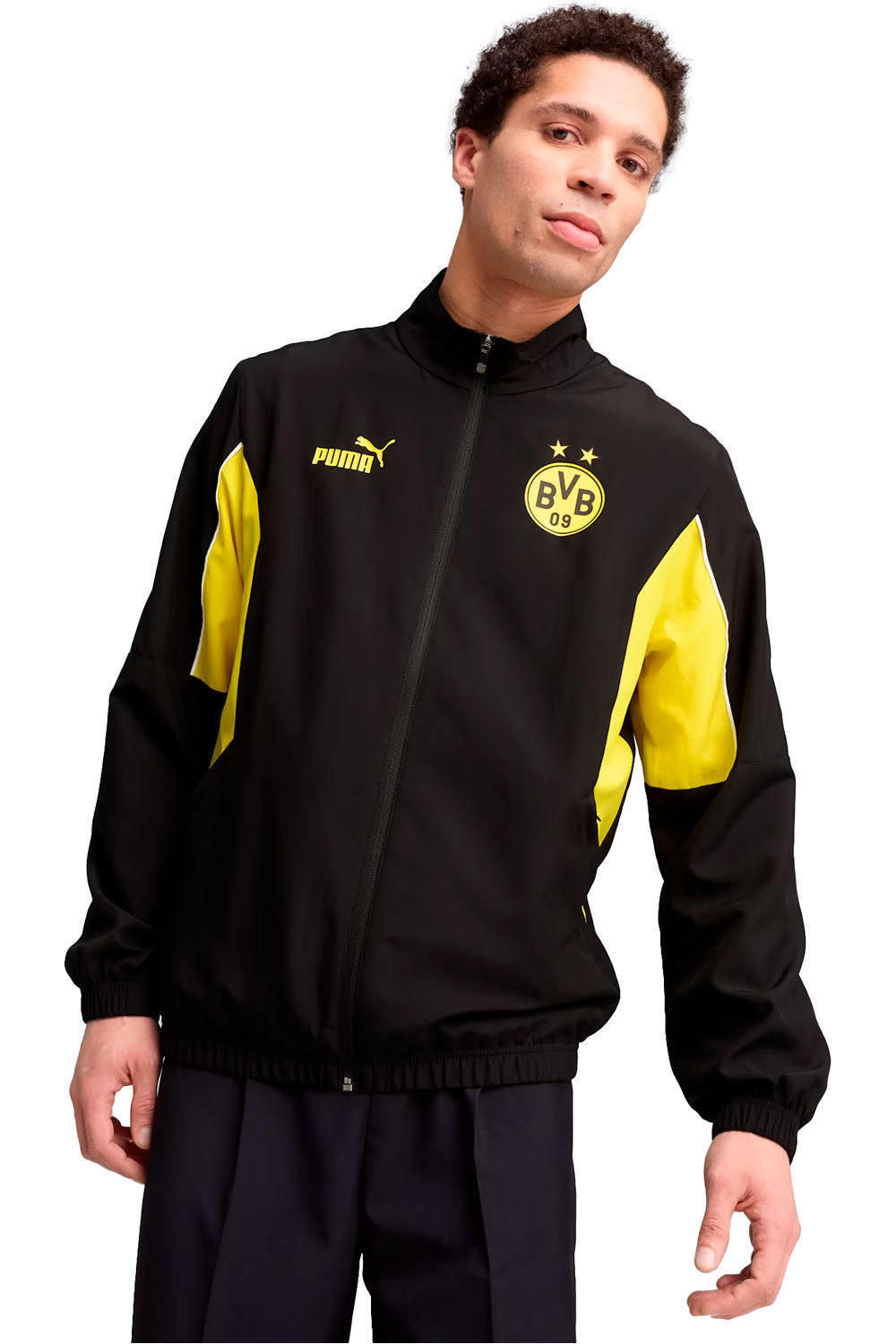 Puma sudadera entrenamiento fútbol BORUSSIA.D 25 ftblARCHIVE Jacket vista frontal