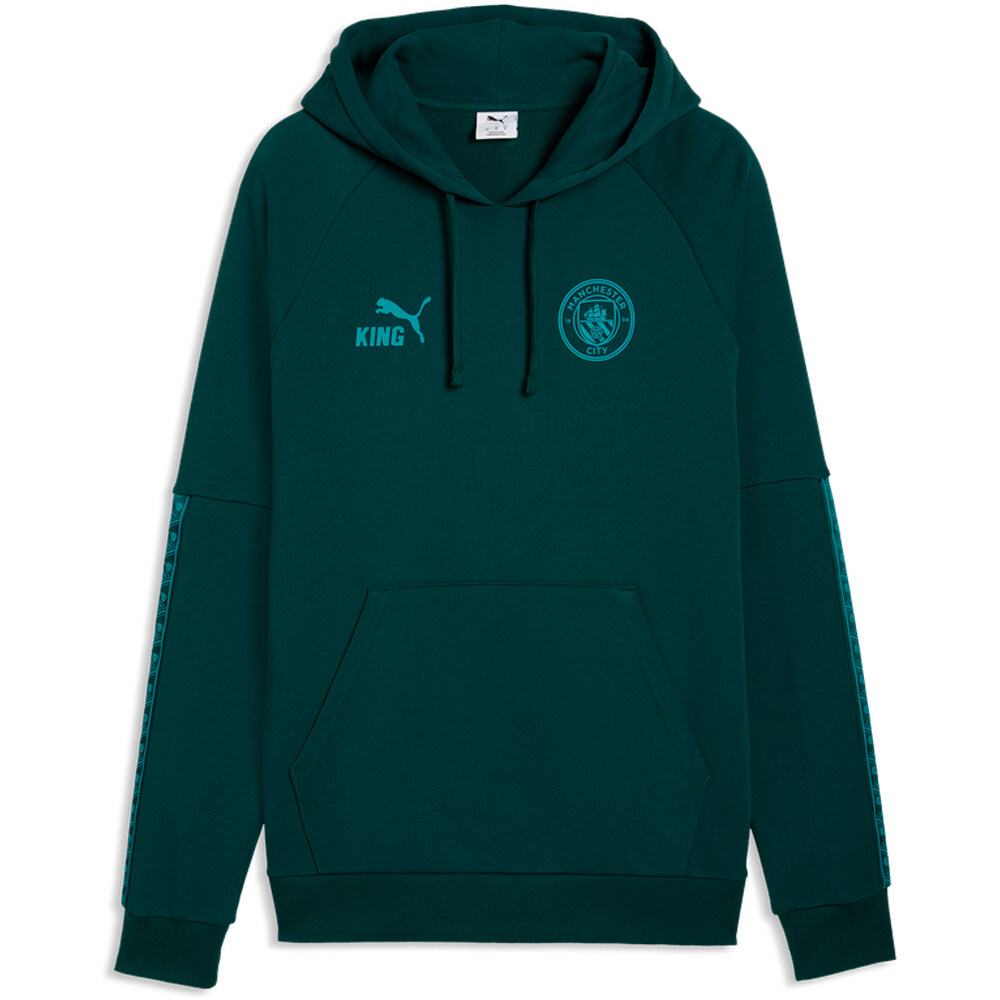 Puma sudadera entrenamiento fútbol MCFC KING Hoodie vista detalle