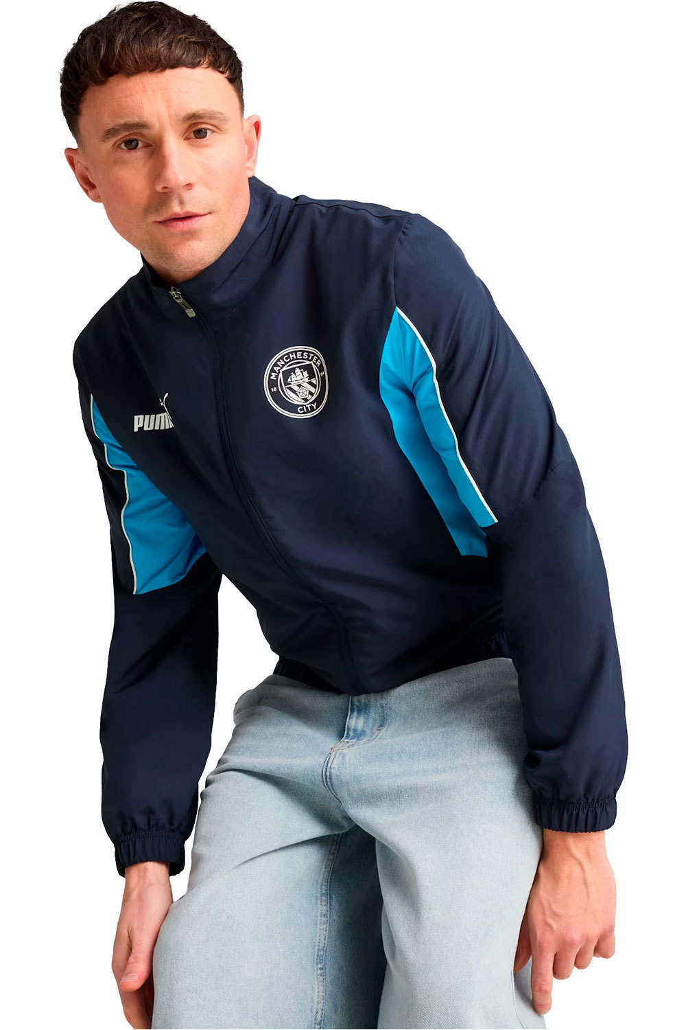 Puma sudadera entrenamiento fútbol M.CITY 25 ftblARCHIVE Jacket vista frontal
