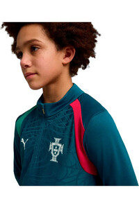 Puma sudadera entrenamiento fútbol niño FPF Training 1/4 Zip vista detalle