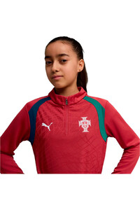 Puma sudadera entrenamiento fútbol niño FPF Training 1/4 Zip vista detalle
