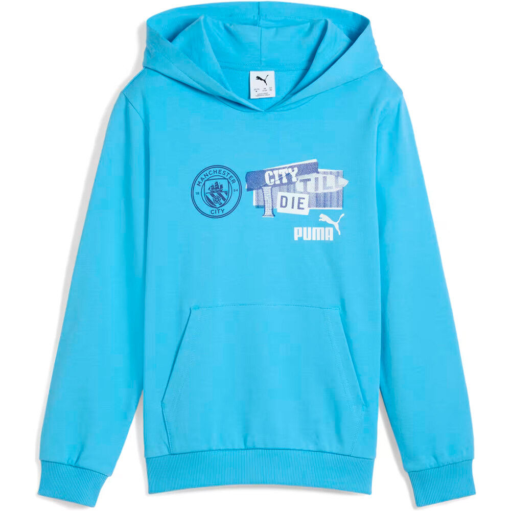 Puma sudadera entrenamiento fútbol niño M.CITY 25 ftblNRGY Hoodie Jr 03