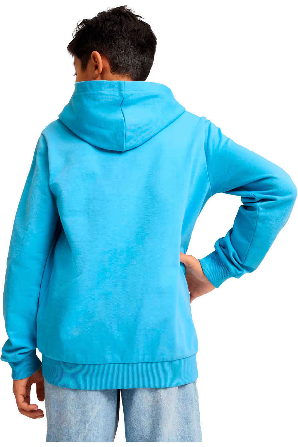 Puma sudadera entrenamiento fútbol niño M.CITY 25 ftblNRGY Hoodie Jr vista trasera