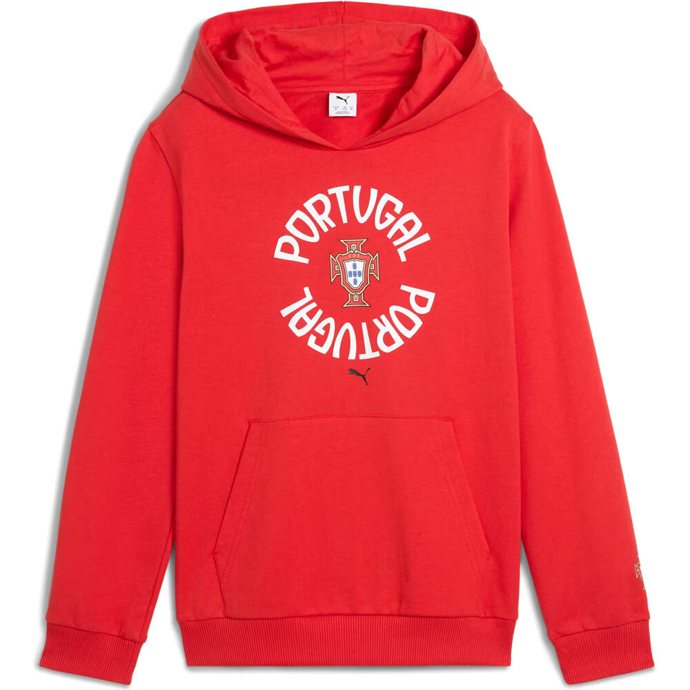 Puma sudadera entrenamiento fútbol niño PORTUGAL 25 ftblNRGY Hoodie Jr vista frontal