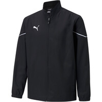 Puma sudadera entrenamiento fútbol niño teamRISE Sideline Jacket Jr vista frontal