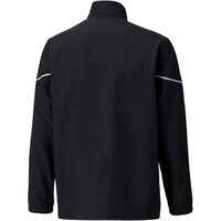 Puma sudadera entrenamiento fútbol niño teamRISE Sideline Jacket Jr vista trasera
