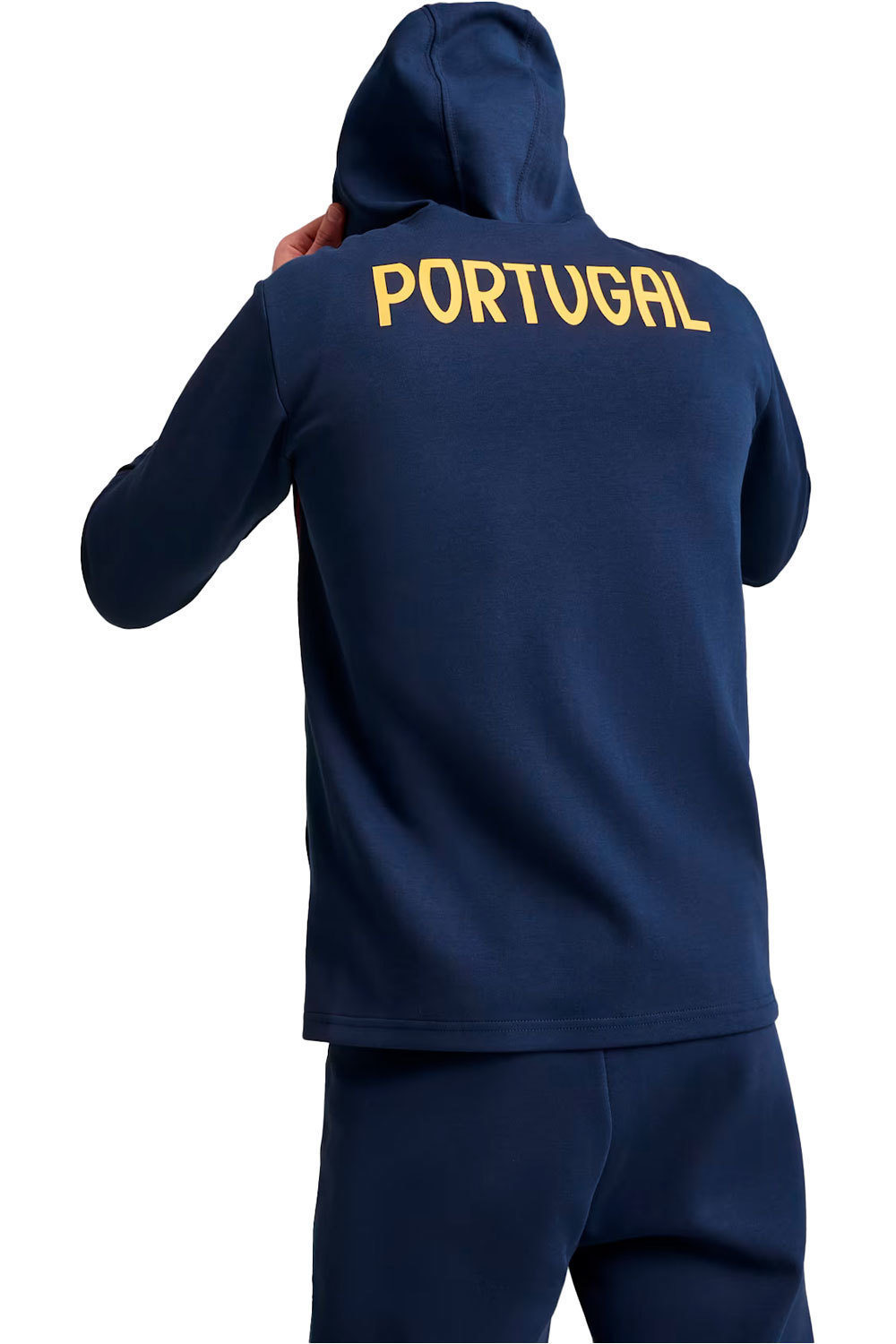 Puma sudadera entrenamiento fútbol PORTUGAL 25 Casuals Hooded Jacket vista trasera